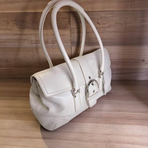 Vintage COACH Soho Satchel in white - Picture 10 of 14
